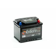 Аккумулятор автомобильный SMART ELEMENT 55 Ач 450 А обратная пол.